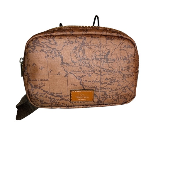 Patricia Nash Tremezzo Belt Bag - World Map Print - Picture 1 of 6